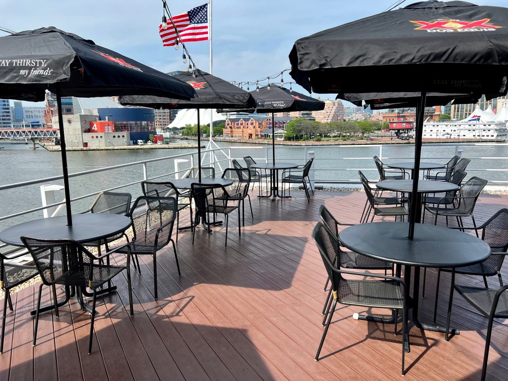 Go Topside for Lunch on Our Deck!